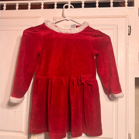 GYMBOREE holiday velvet dress size 5 toddler - Picture 2 of 8